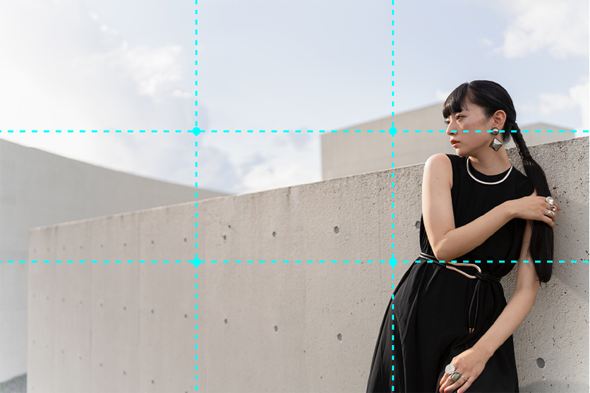 Basic photography composition (1) Rule of thirds