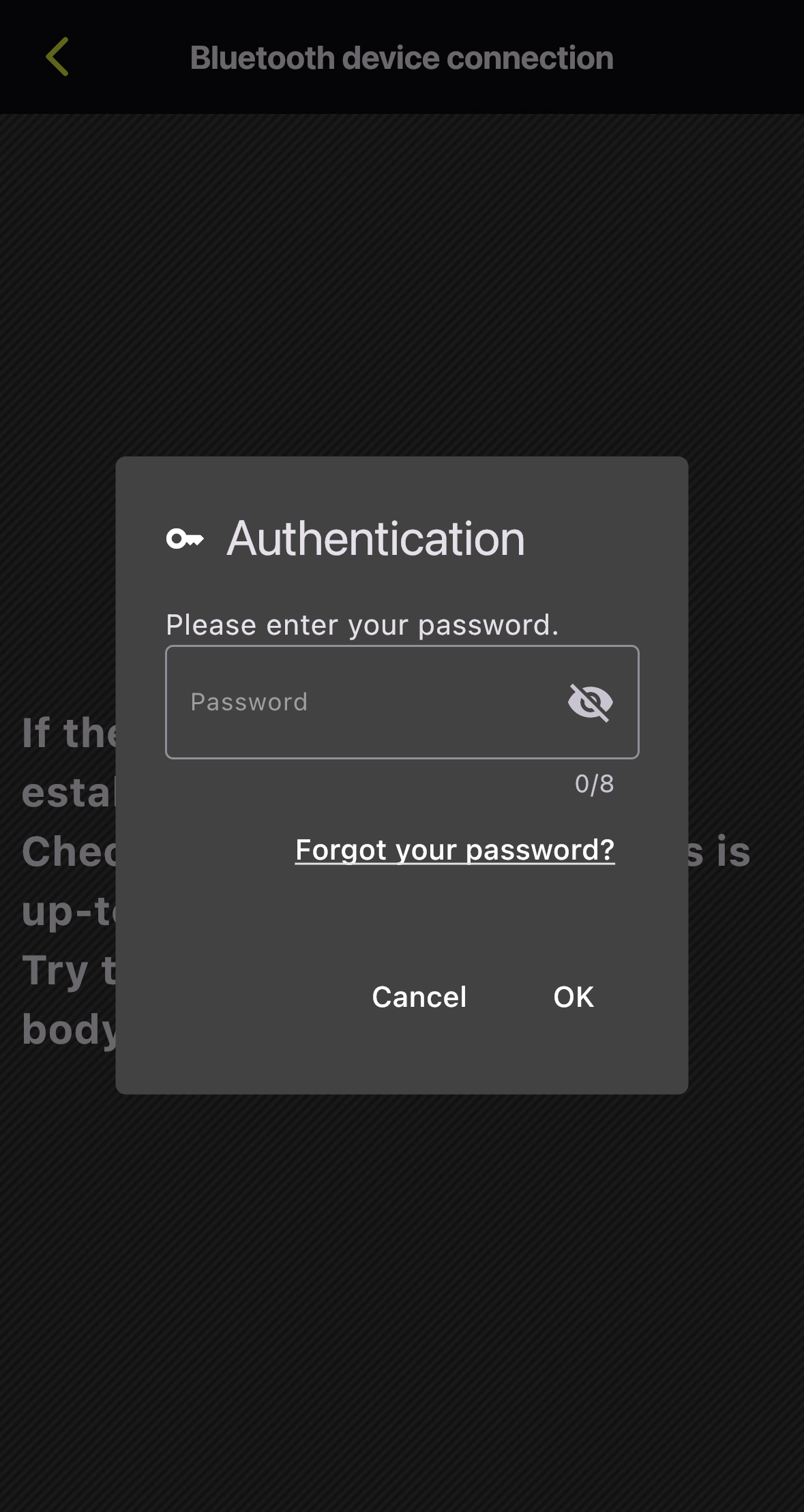 Password Reset