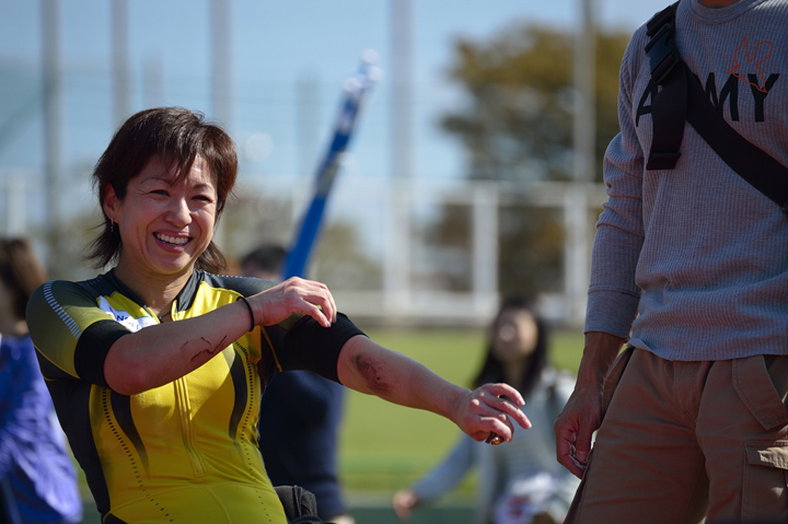 Photo Gallery of wheelchair Marathon Wakako Tsuchida