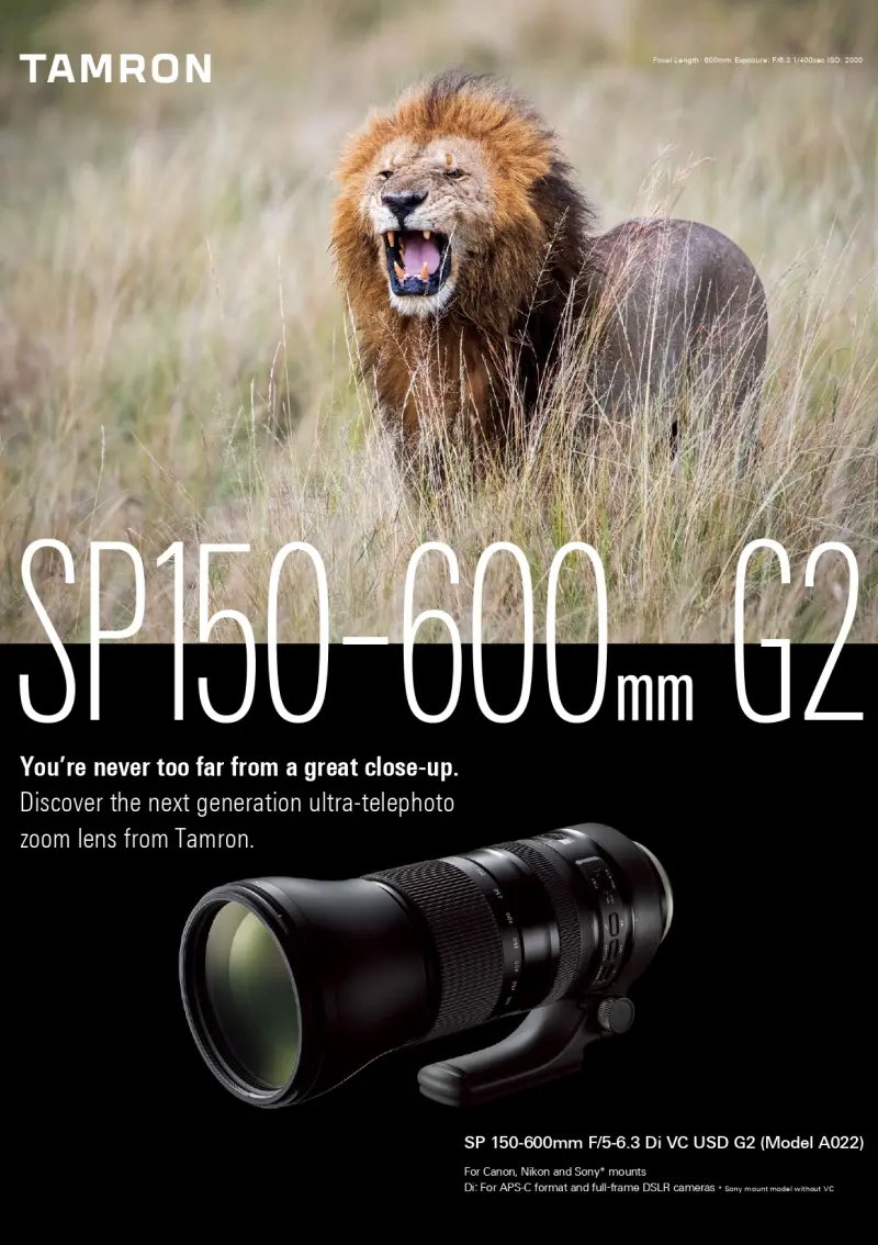 SP 150-600mm F/5-6.3 Di VC USD G2