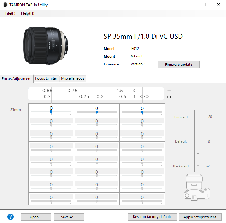 TAMRON TAP-in Console